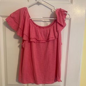 Lilly Pulitzer ruffle top